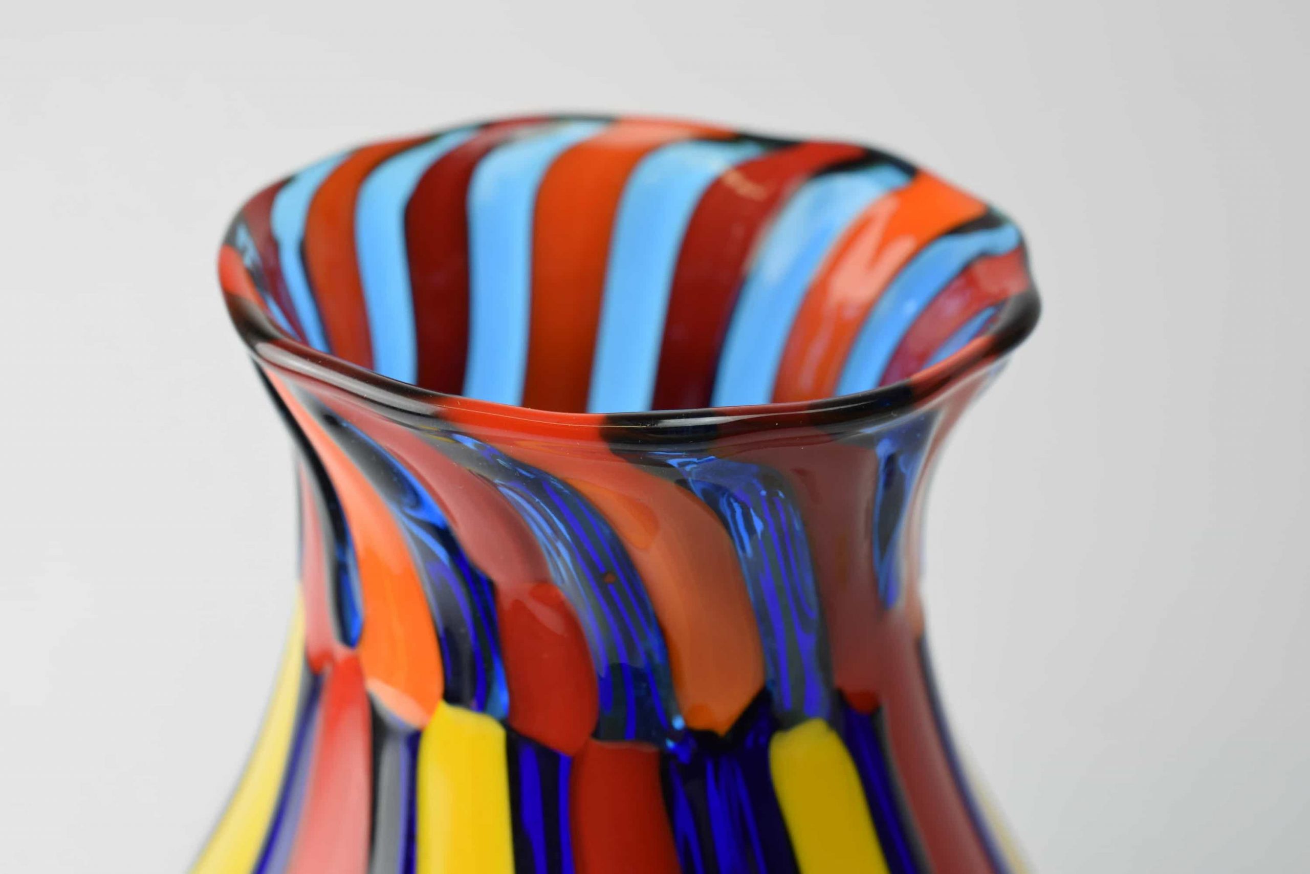 Vase In Murano Glass Pezzato