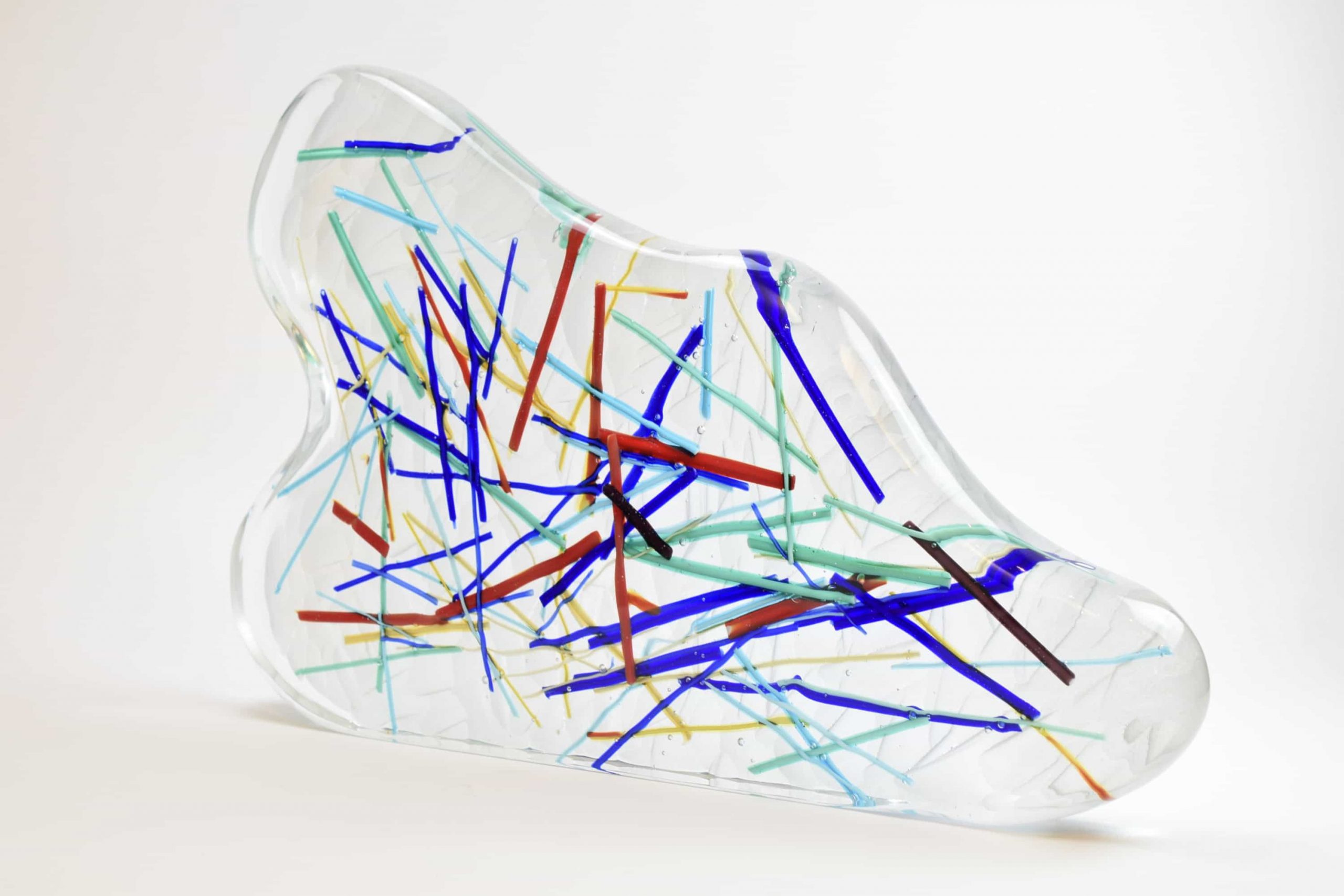 Abstract Murano Glass Sculpture - (Art. 1989)