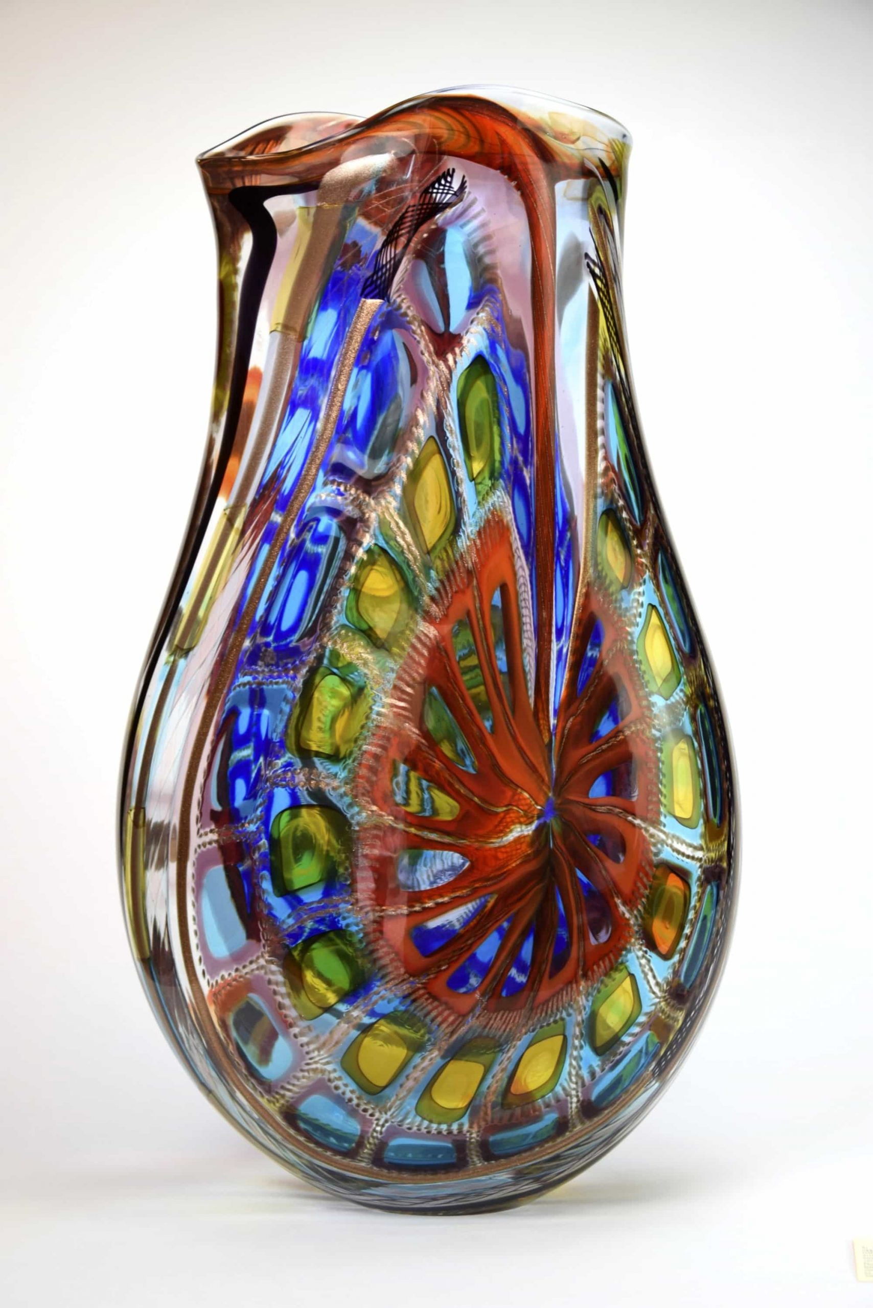 Einzigartige künstlerische Vase aus Muranoglas (Art. 2504)