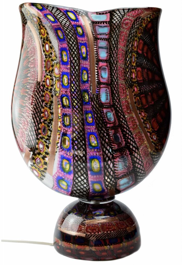 Murano glass mosaic lamp