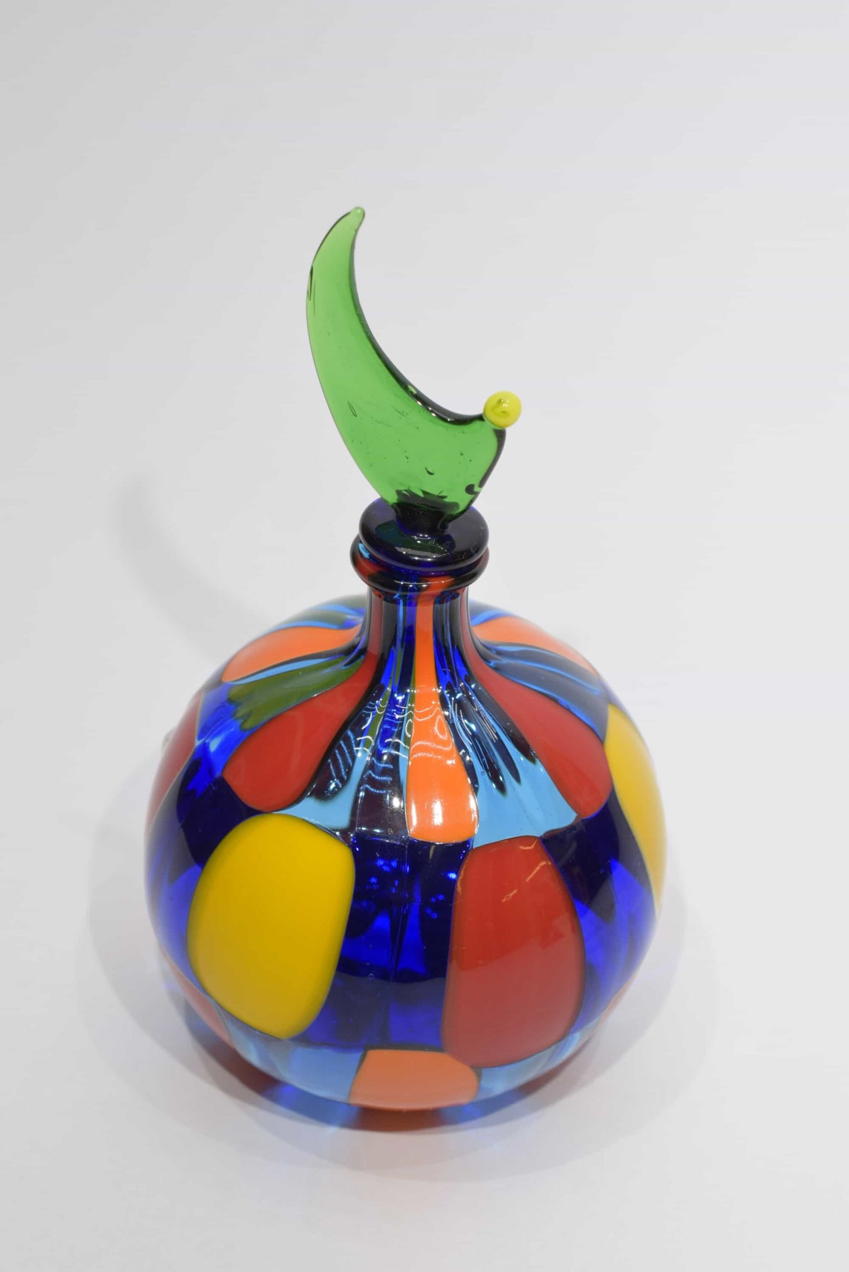 Spotted Bottle In Murano Glass