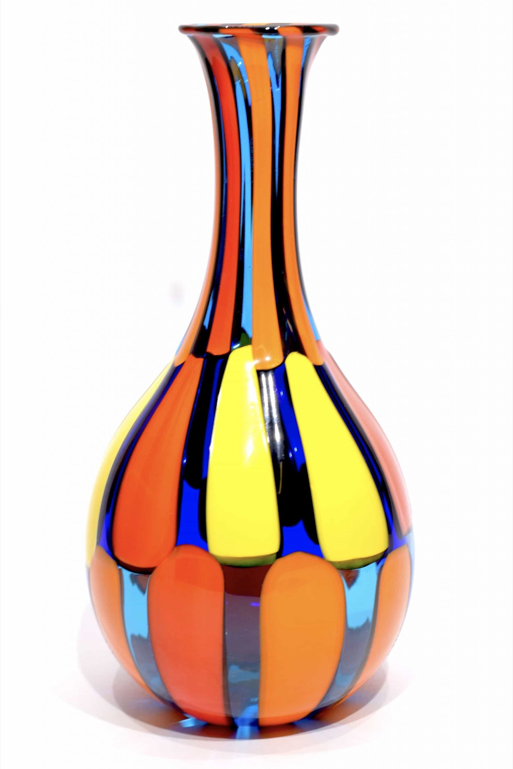spotted Murano glass vase