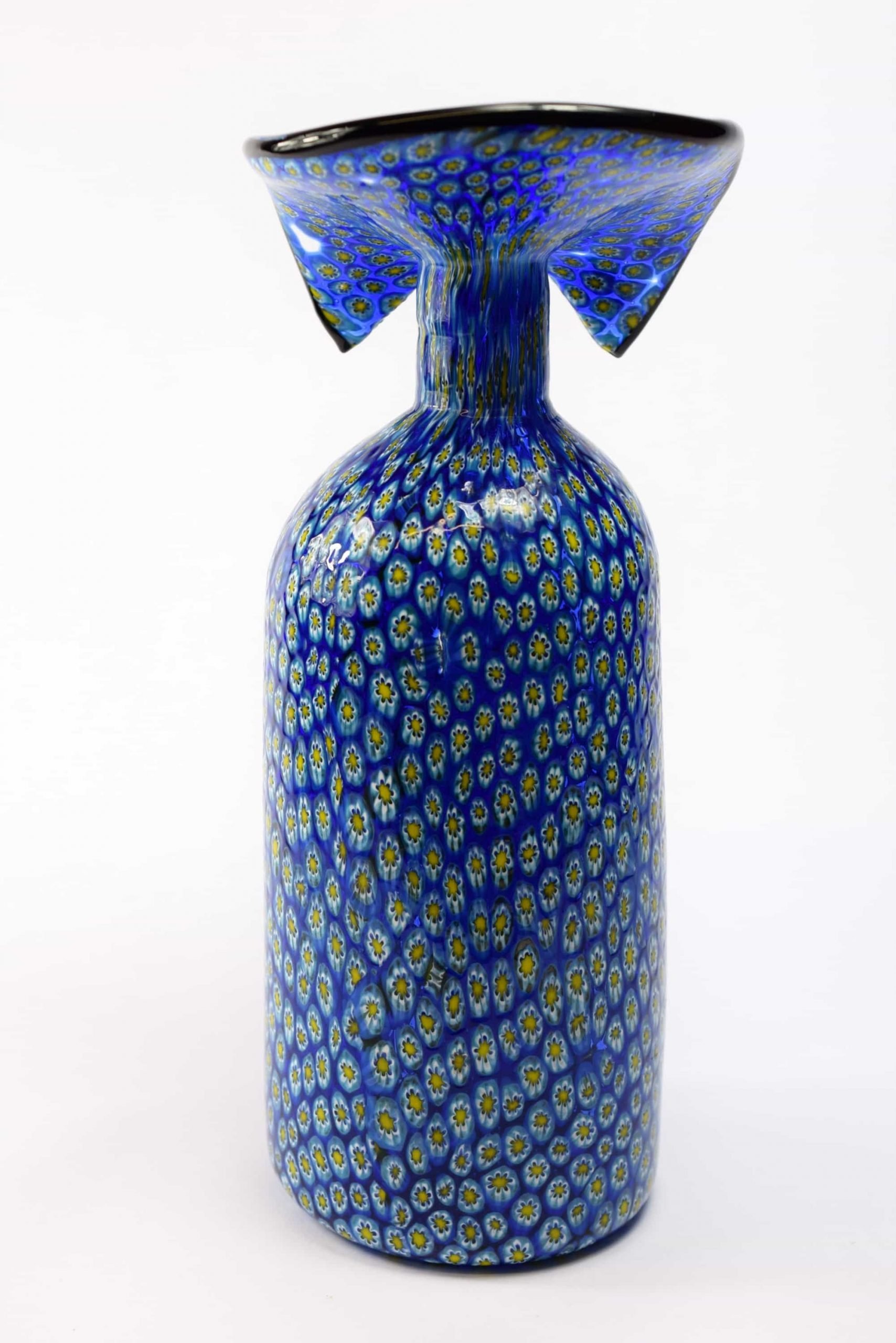 Murrine Vase In Murano Glas