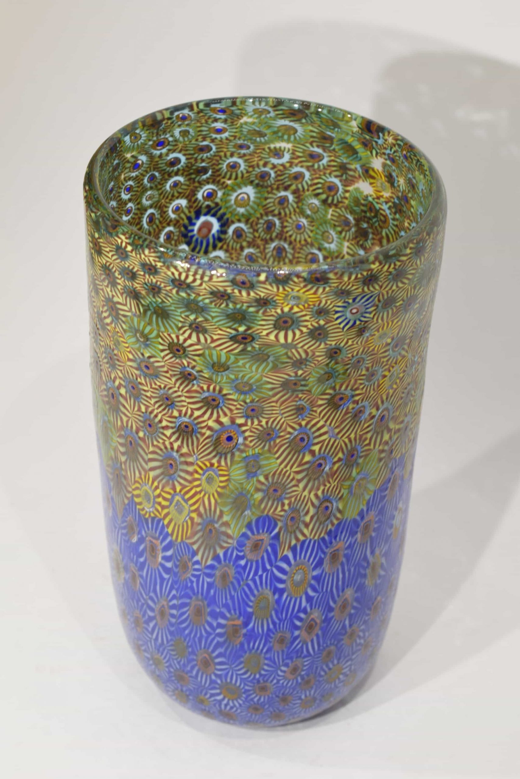 Incalmo Murrine Vase aus Muranoglas