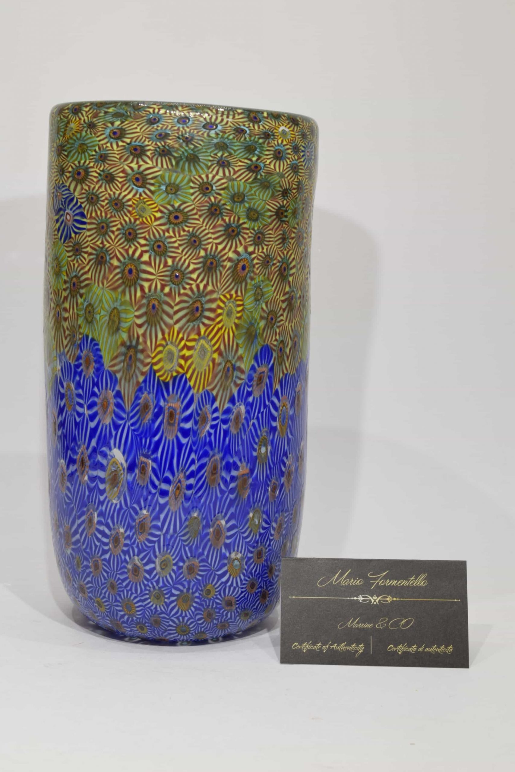 Incalmo Murrine Vase In Murano Glass