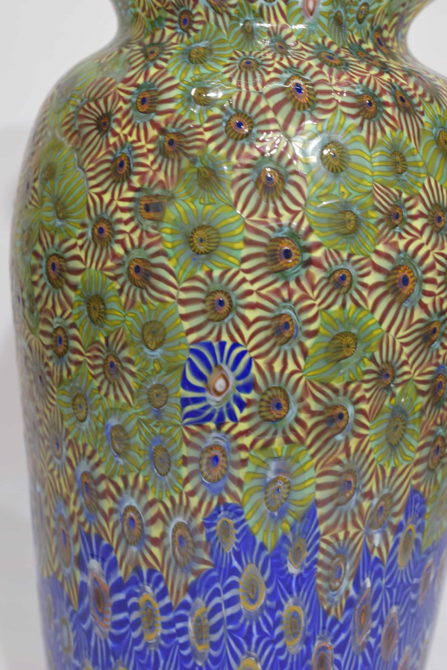 Incalmo Murrine Vase In Murano Glass