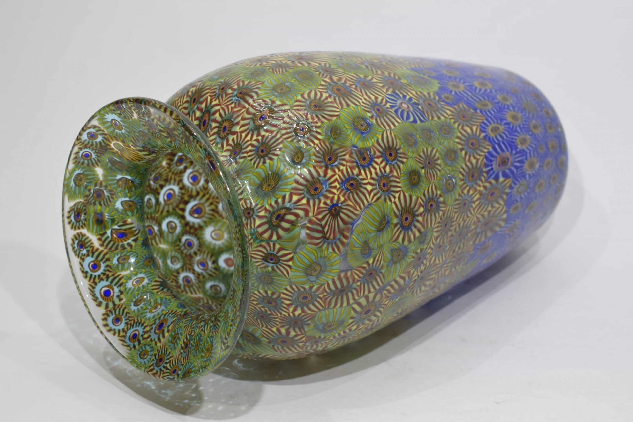 Incalmo Murrine Vase aus Muranoglas