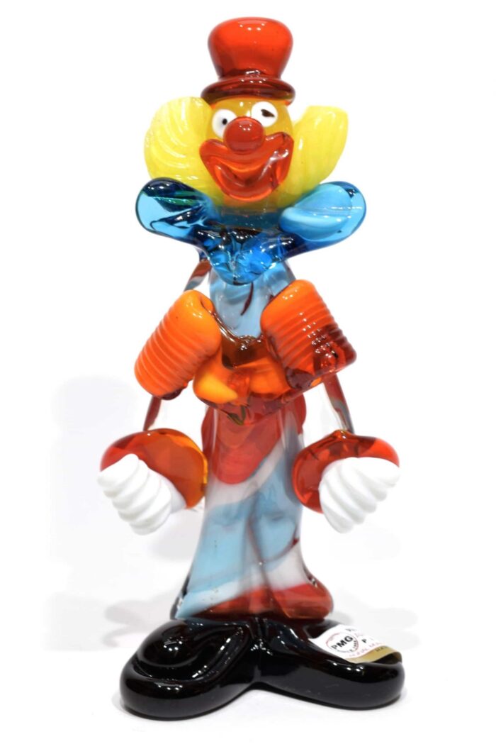 clown in murano glass