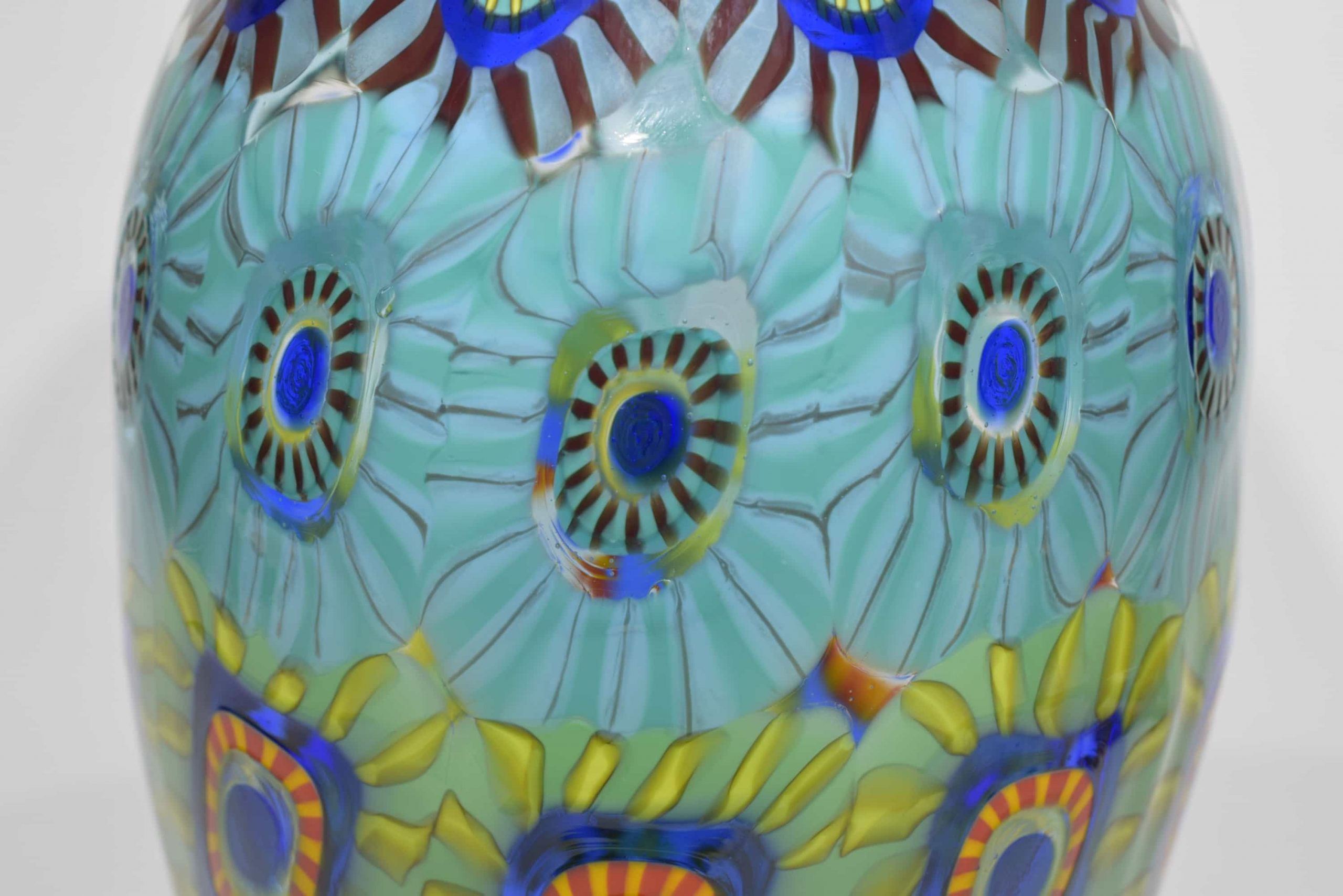Murano Glass Murrine Vase