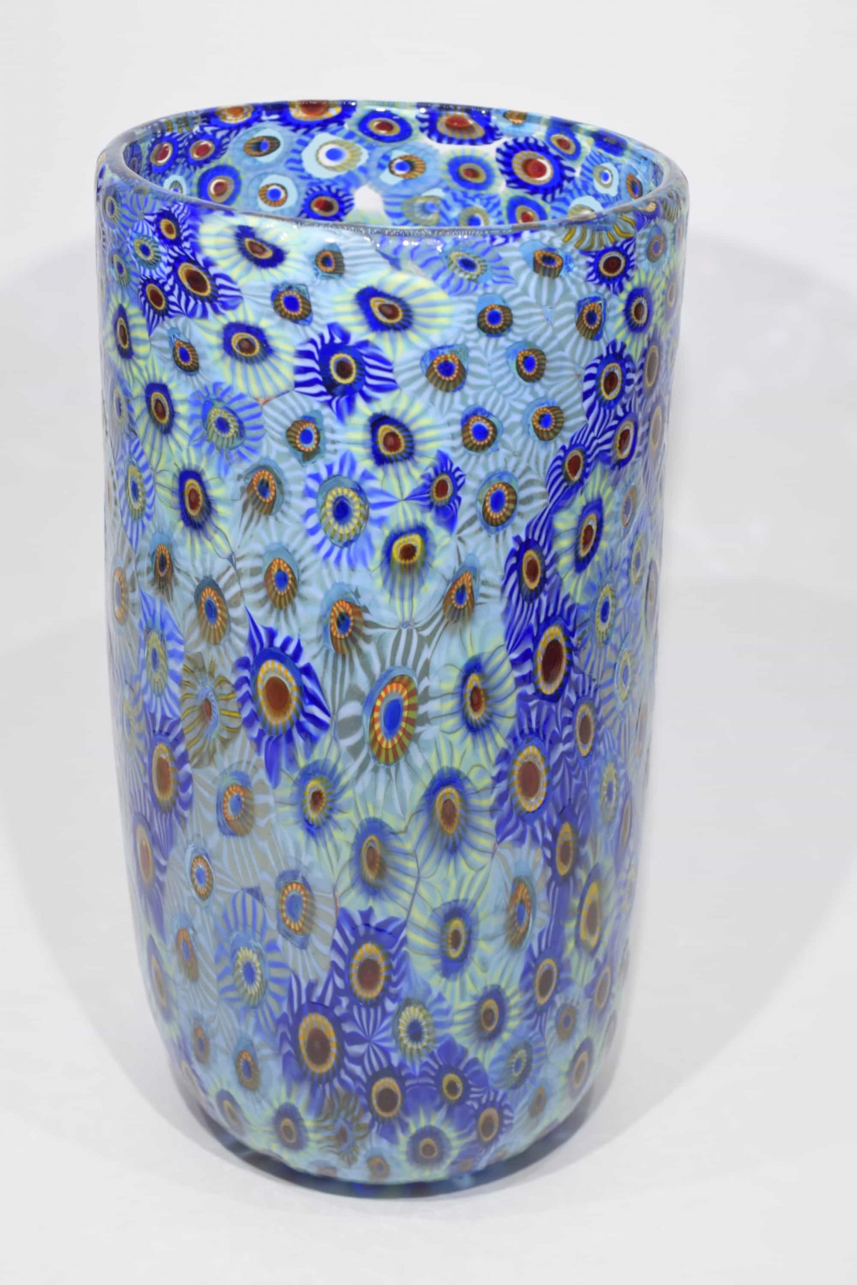 Murrine Vase In Murano Glass