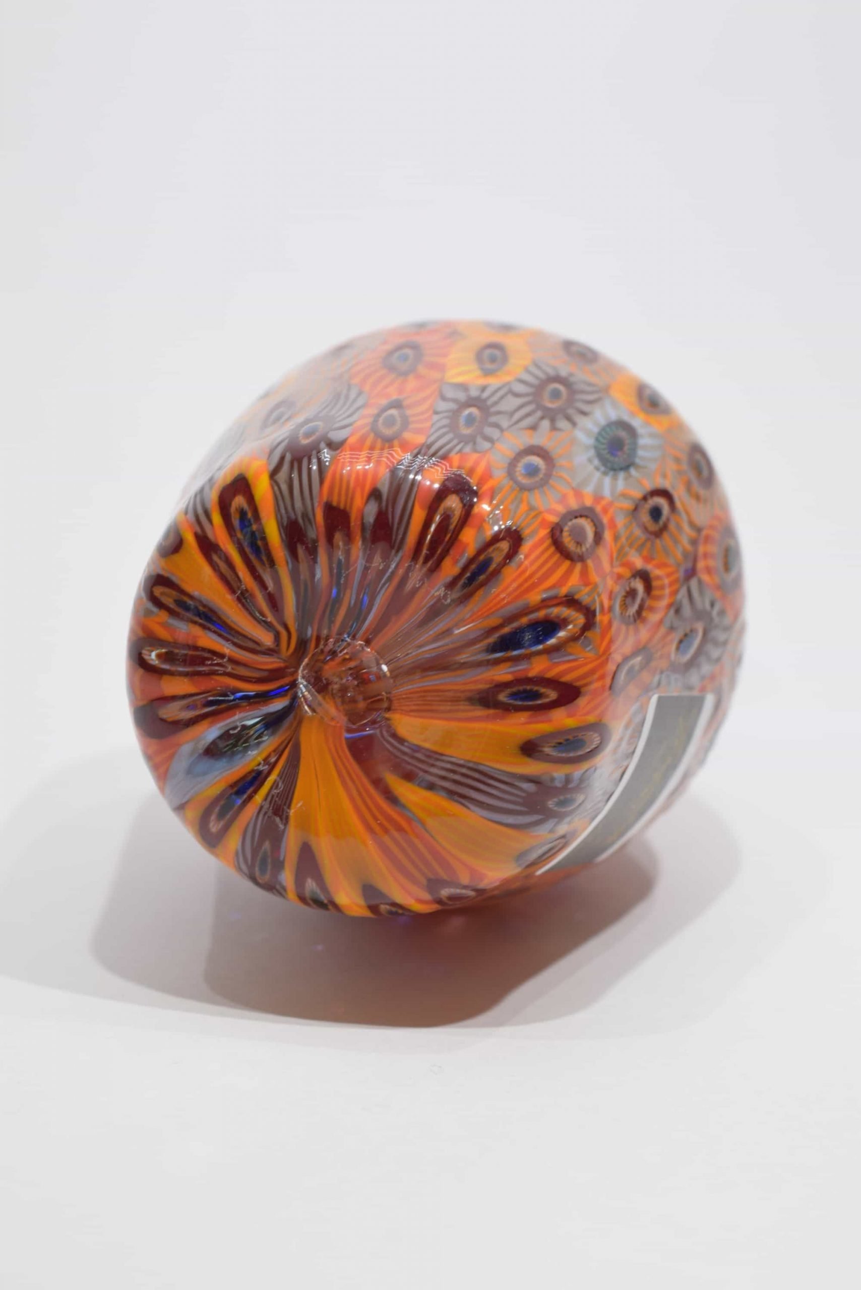 Vase With Murano Glass Murrine