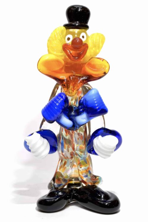 Murano glass clown glass clown