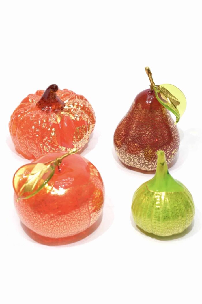 fruit in murano glass glass fruits