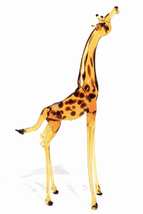 Murano-Giraffe aus mundgeblasenem Glas
