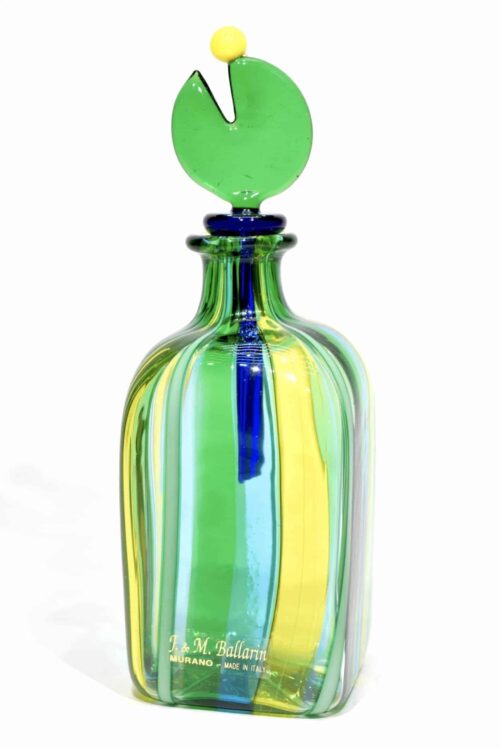Murano glass reed bottle