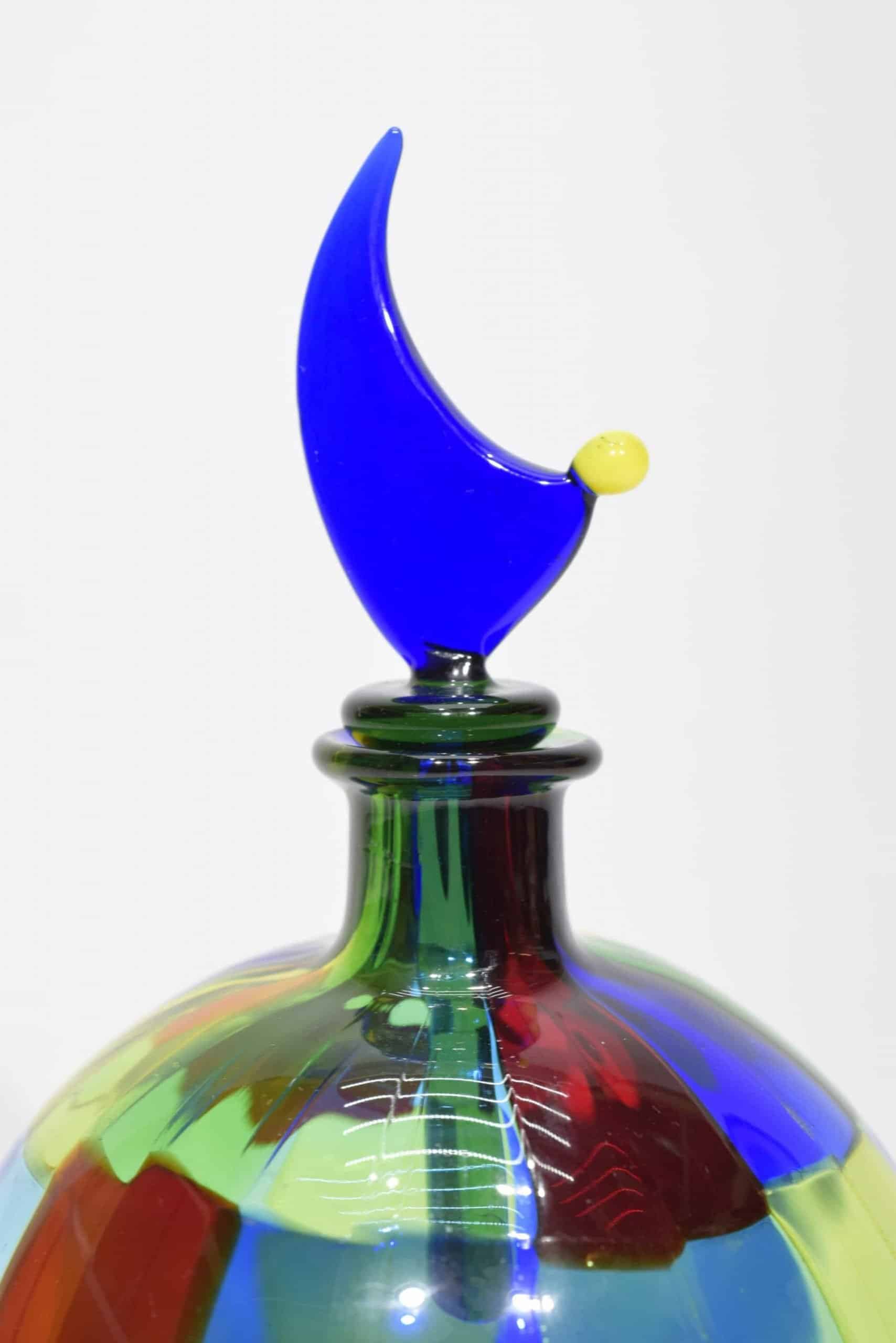 Gefleckte Flasche aus Muranoglas - (Art. 9337)