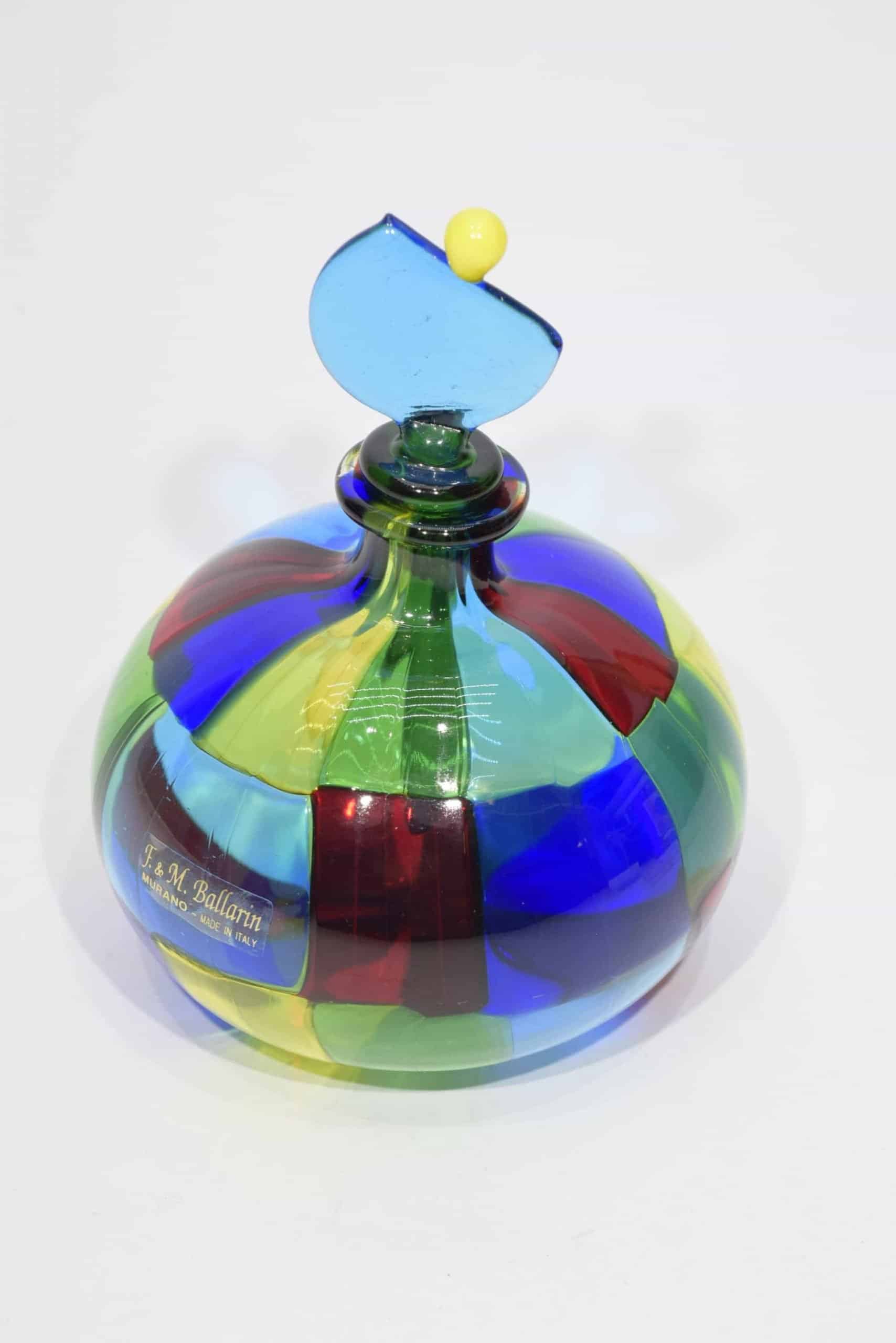 Spotted Bottle In Murano Glass - (Art. 9353)