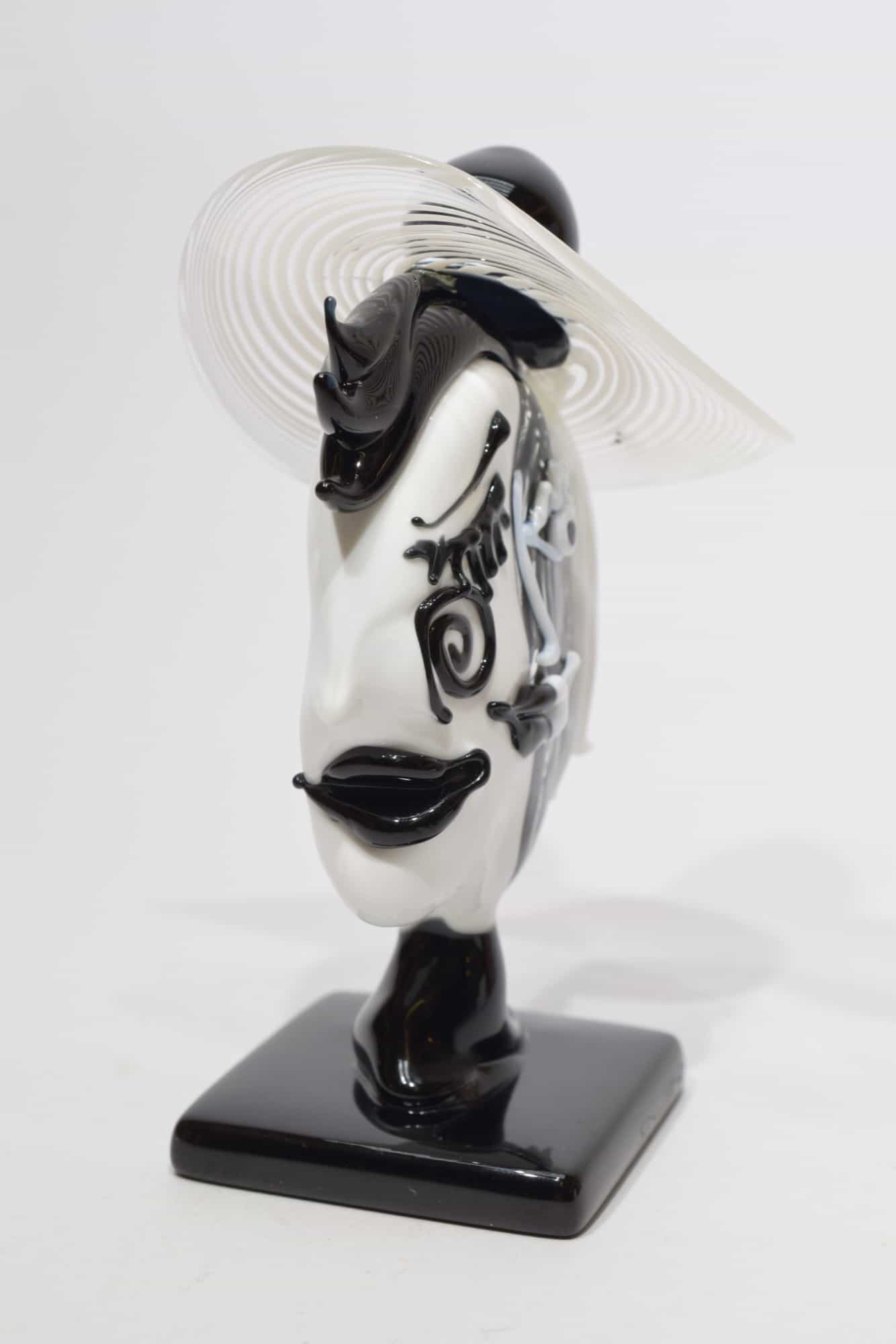 Picasso Sculpture In Murano Glass - (Art. 10357)