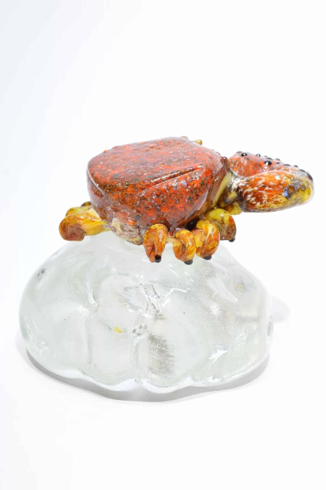 Blown Murano Glass Crab - (Art. 10668)