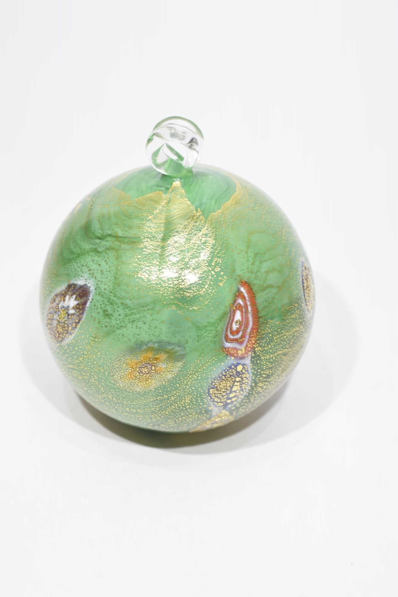 Weihnachtskugel mit Muranoglasmurrine (Art. 10442)