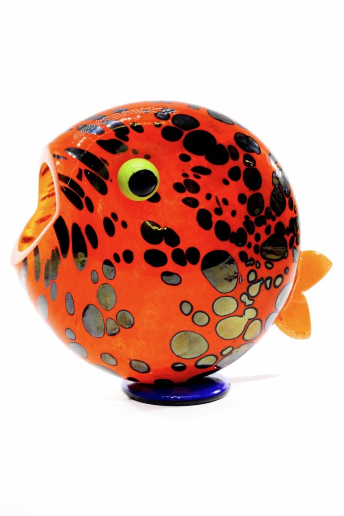 fish with spots in murano glass