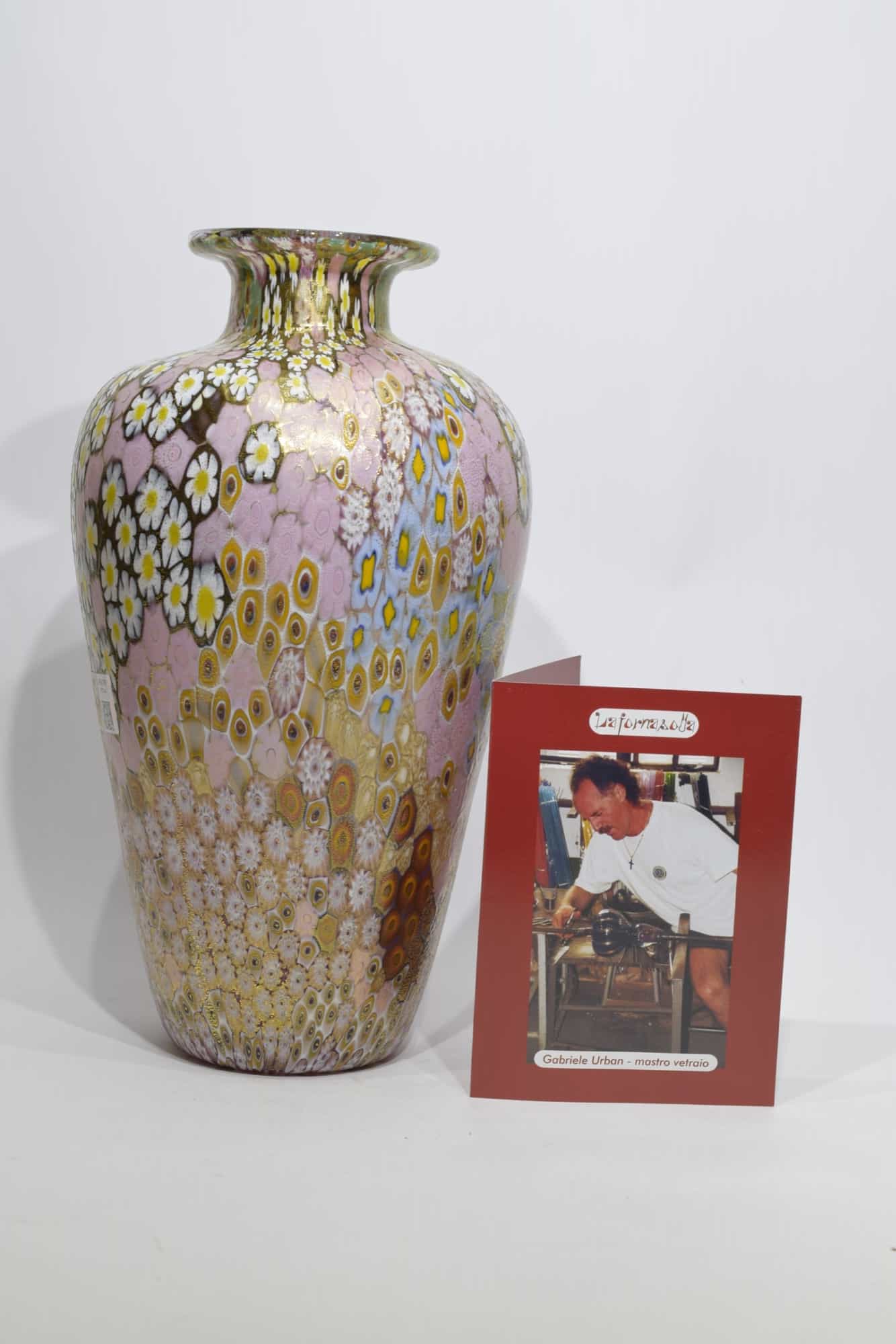 Murrine Vase In Murano Glass - (Art. 11086)