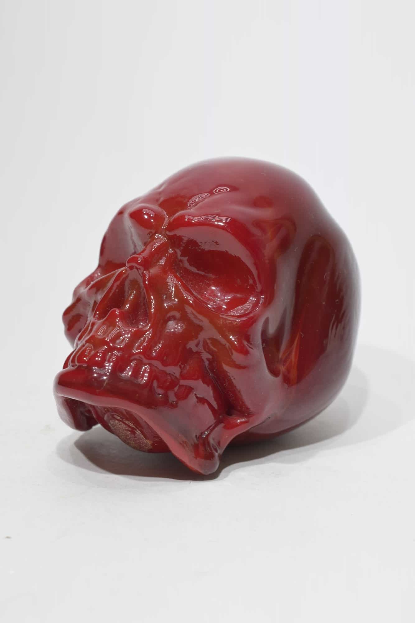 Murano Glass Skull Paperweight - (Art. 11217)