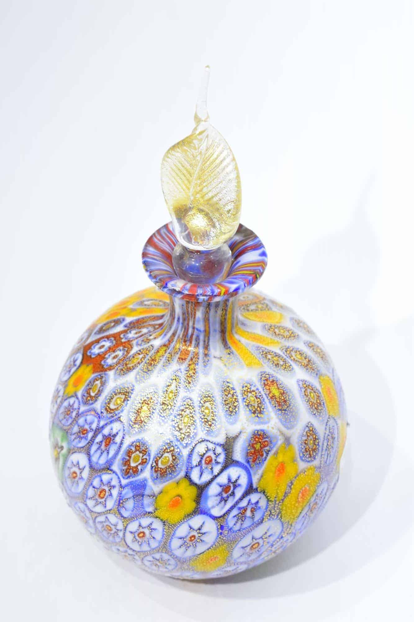Murano Glass Murrine Bottle - (Art. 11597)