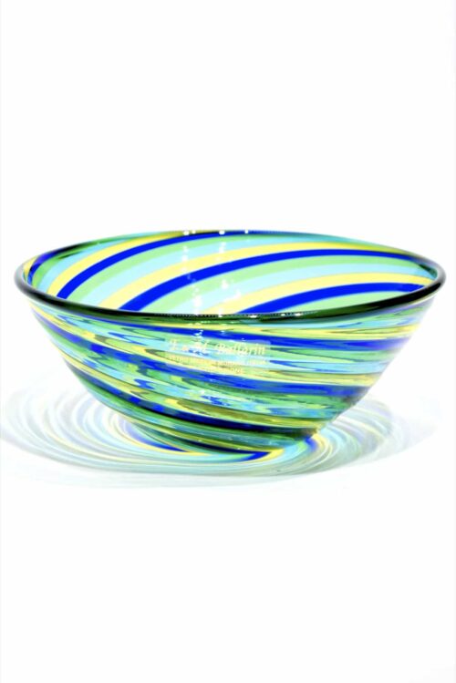 Murano glass filigree bowl