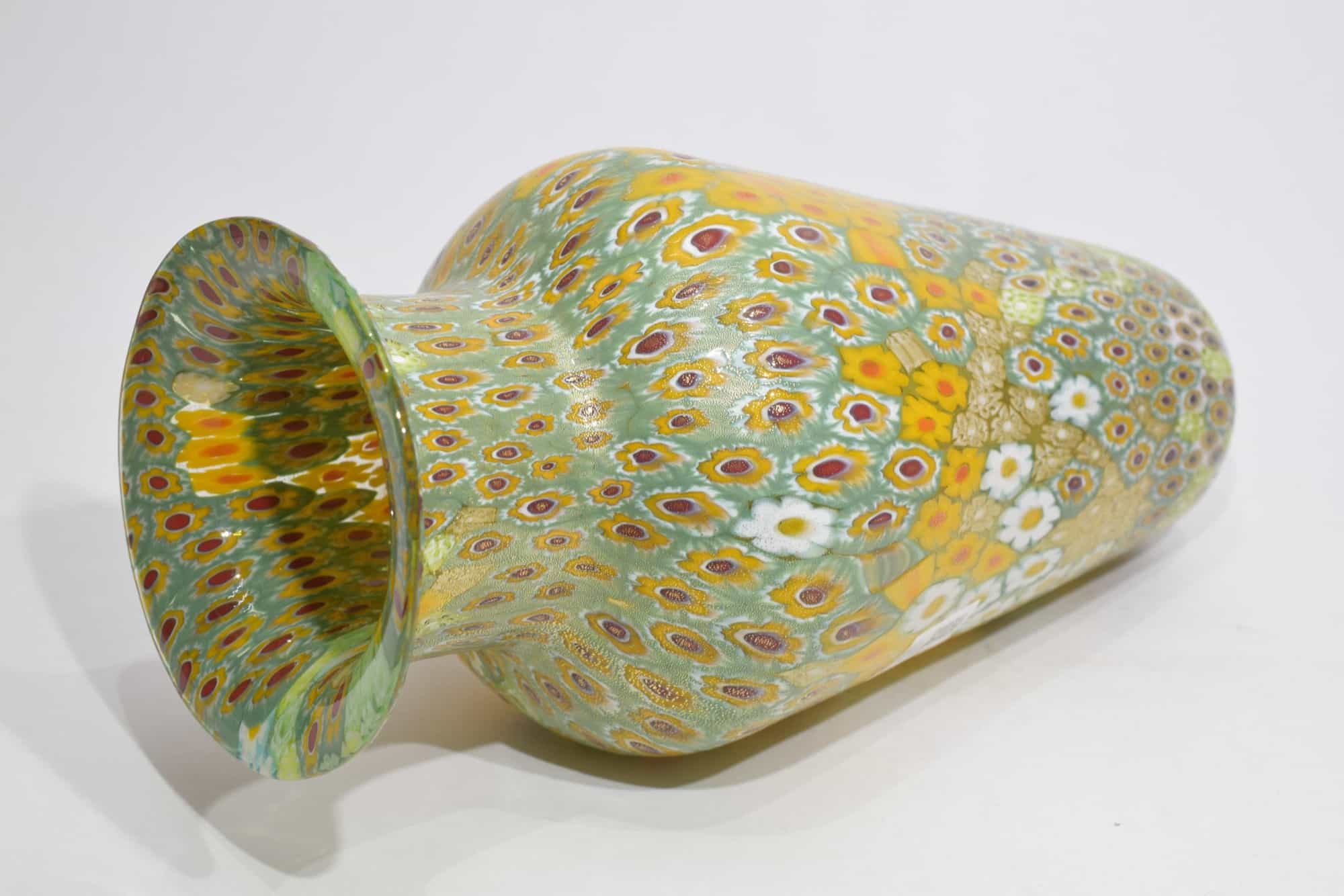 Murrine Vase In Murano Glass - (Art. 11386)