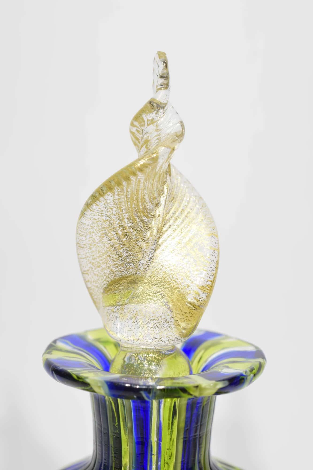 Bottle With Reticello In Murano Glass - (Art. 11962)