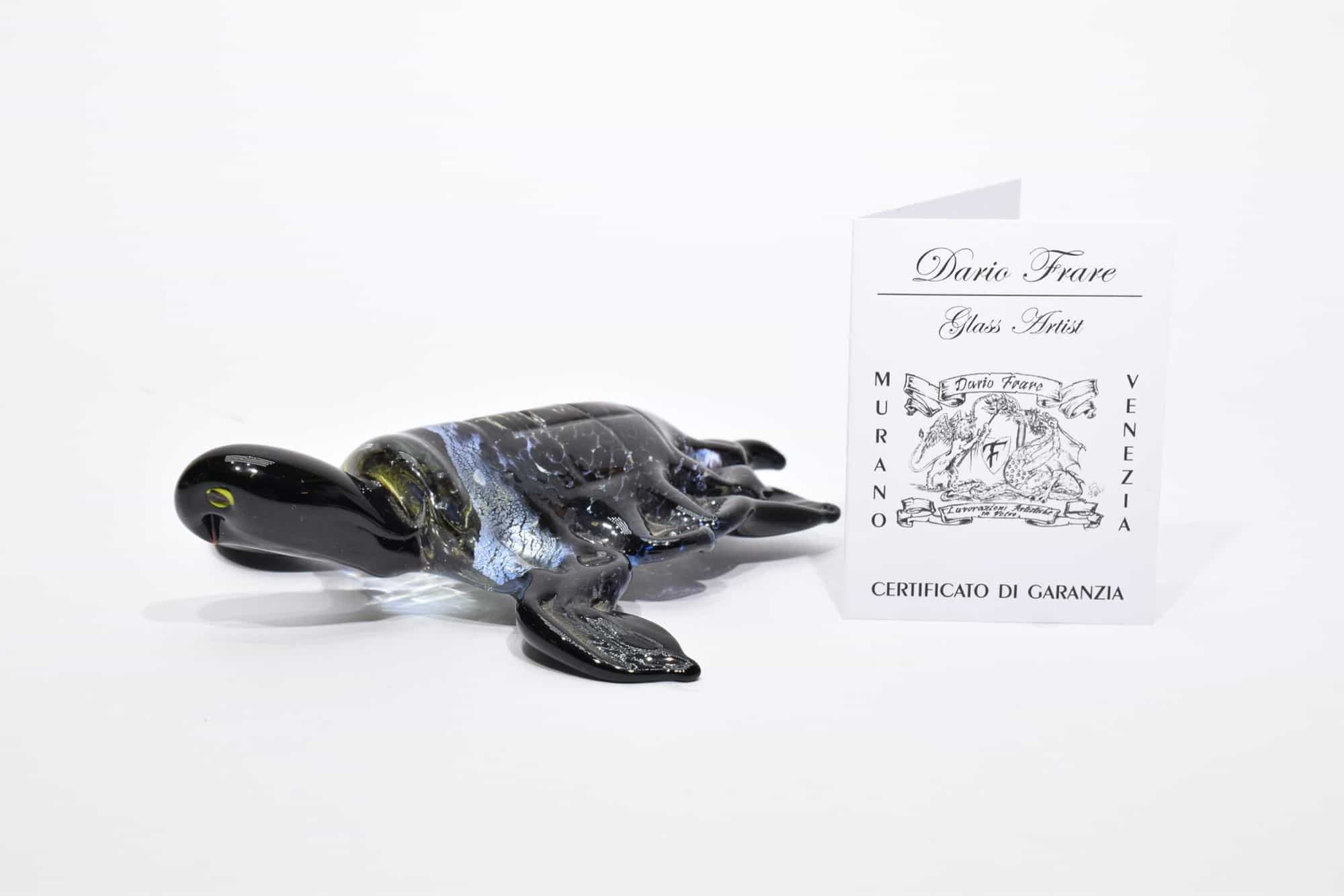 Murano Blown Glass Turtle - (Art. 11882)