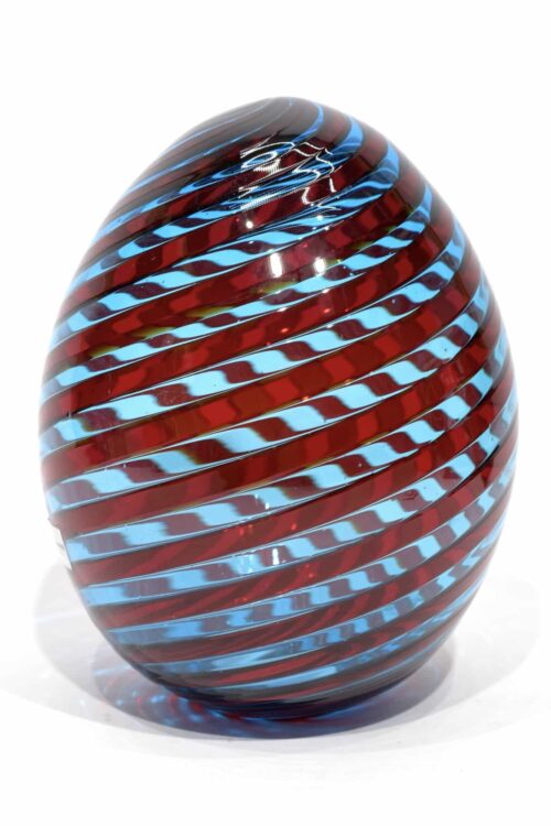 egg with Murano glass filigree