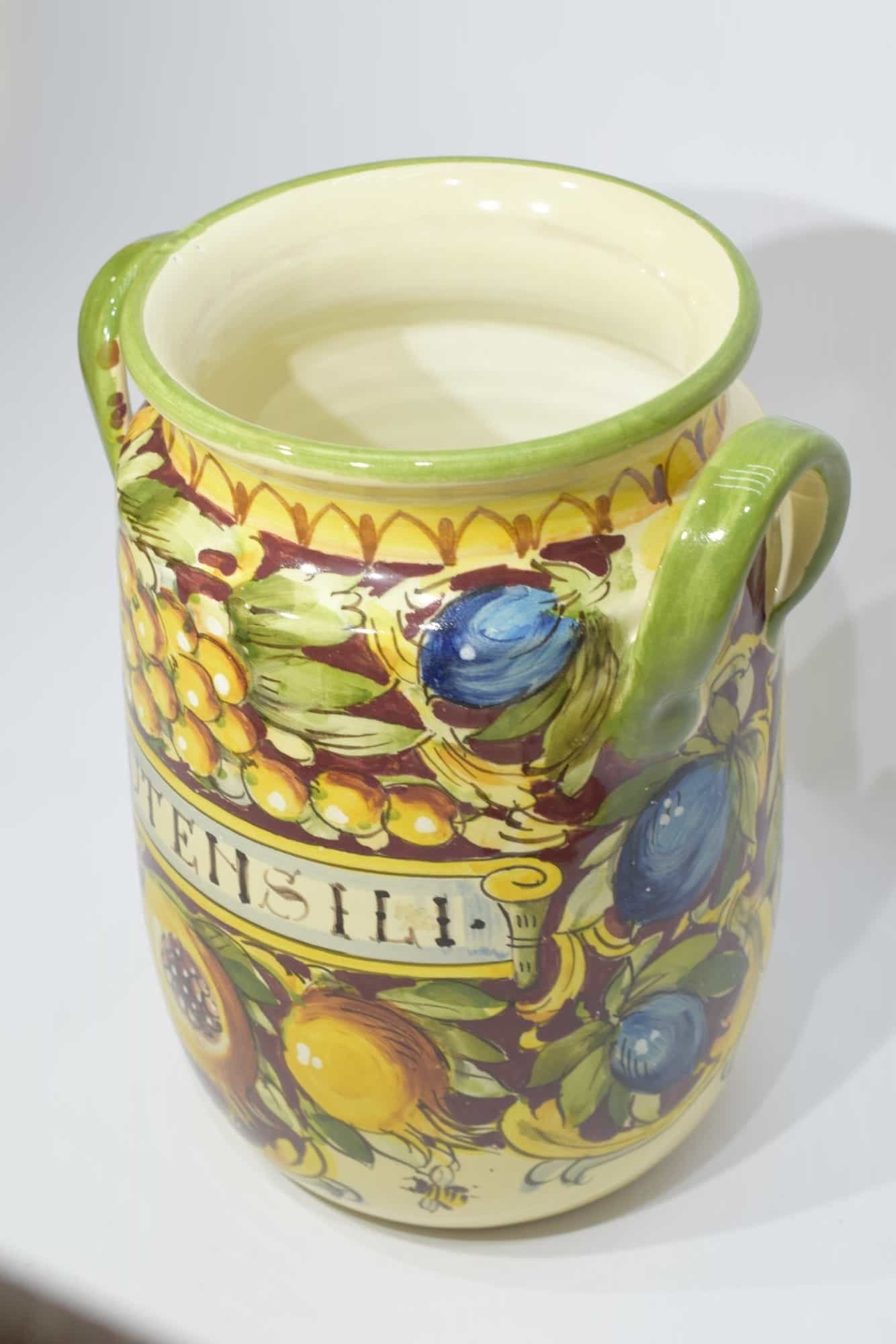 Handbemalte Keramikvase - (Art. 12768)