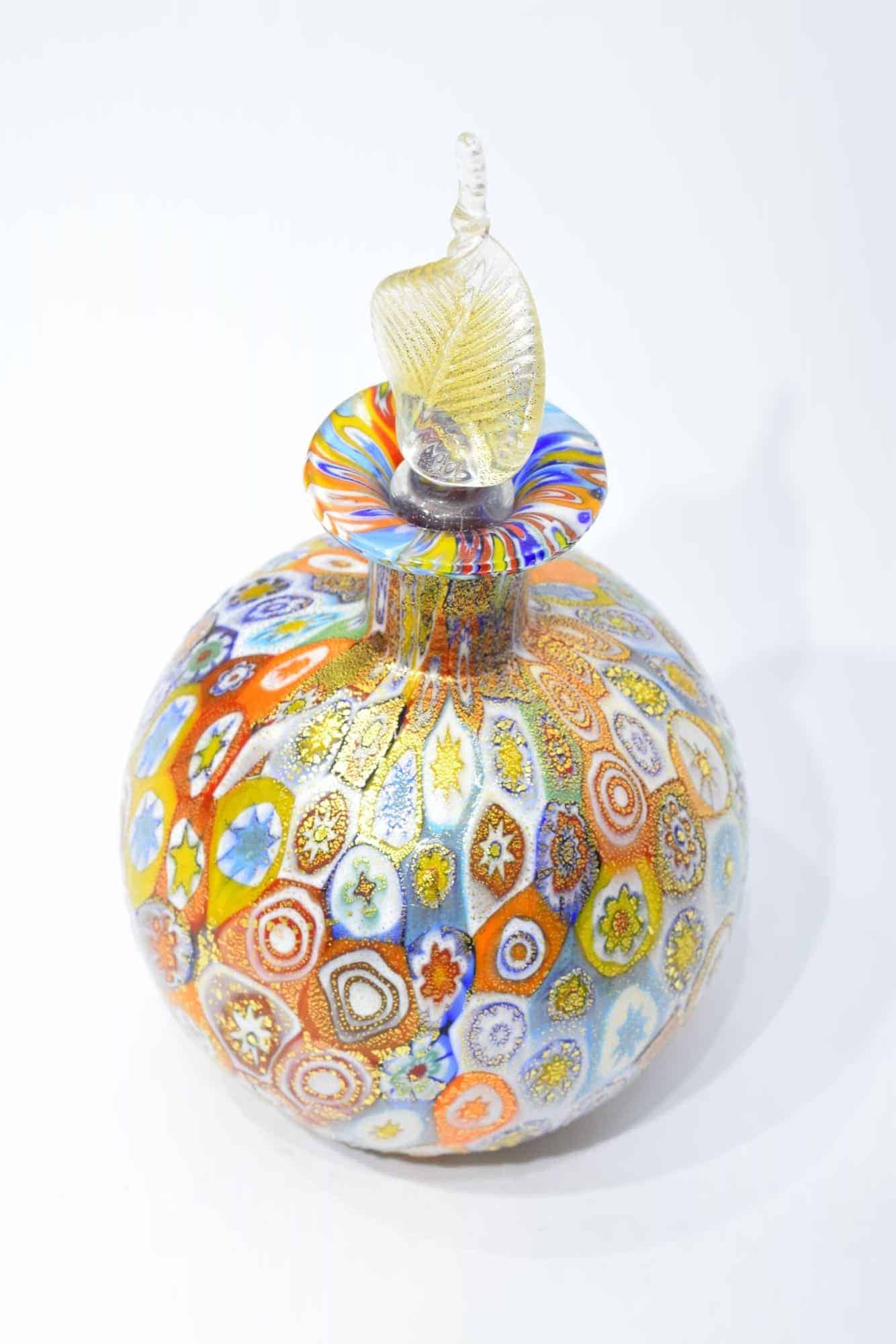 Murano Glass Murrine Bottle - (Art. 13114)