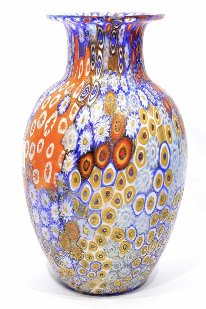 vaso murrine in vetro di Murano
