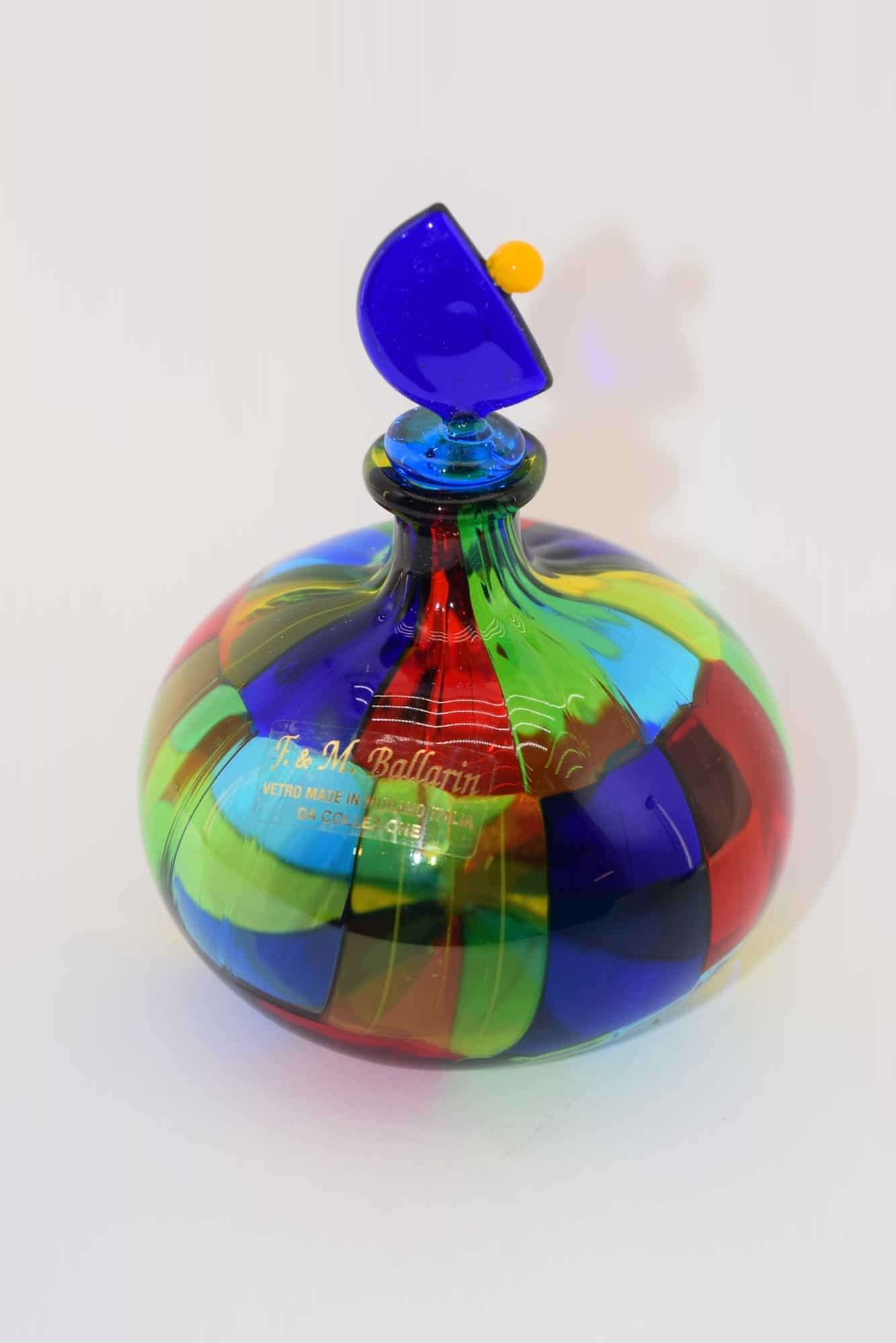 Spotted Bottle In Murano Glass - (Art. 31645)