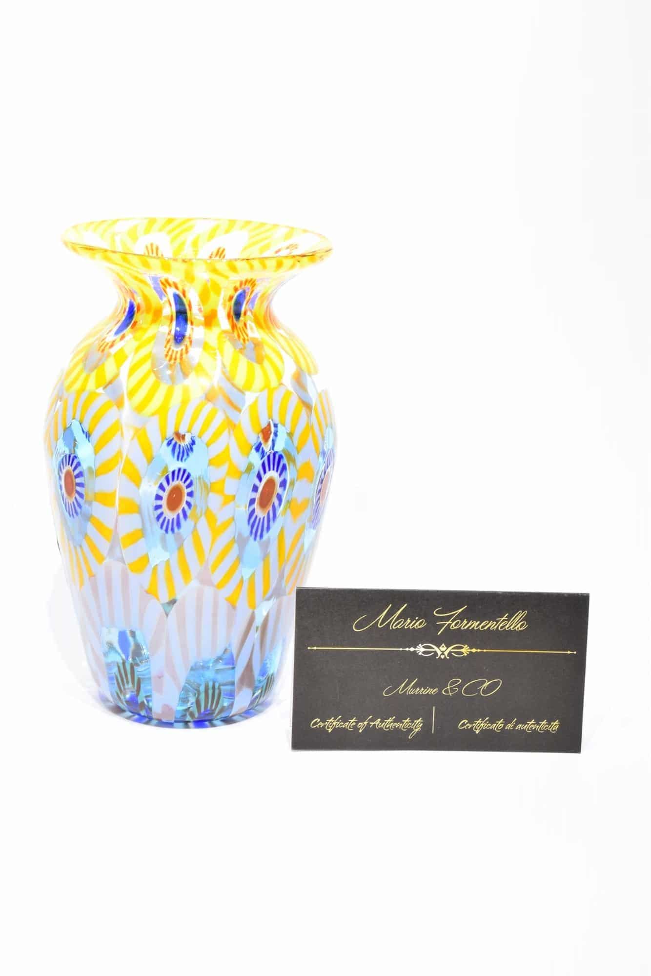 Murano Glass Murrine Vase (Art. 31746)