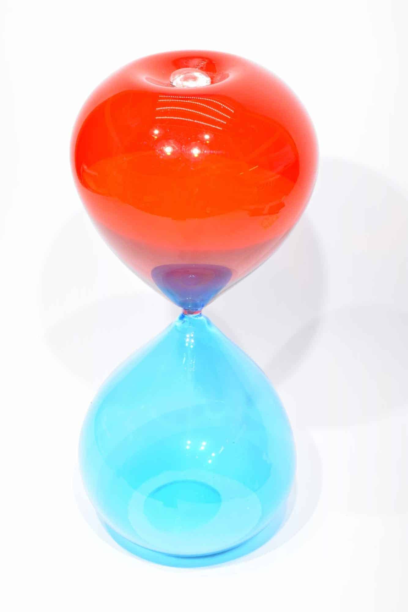 Hourglass In Murano Glass - (Art. 32985)