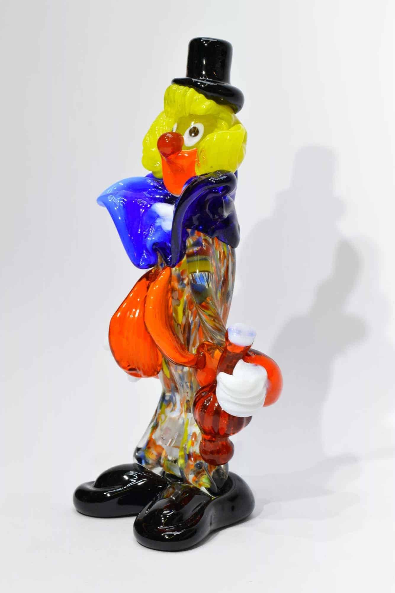 Clown With Murano Glass Flask - (Art. 32797)