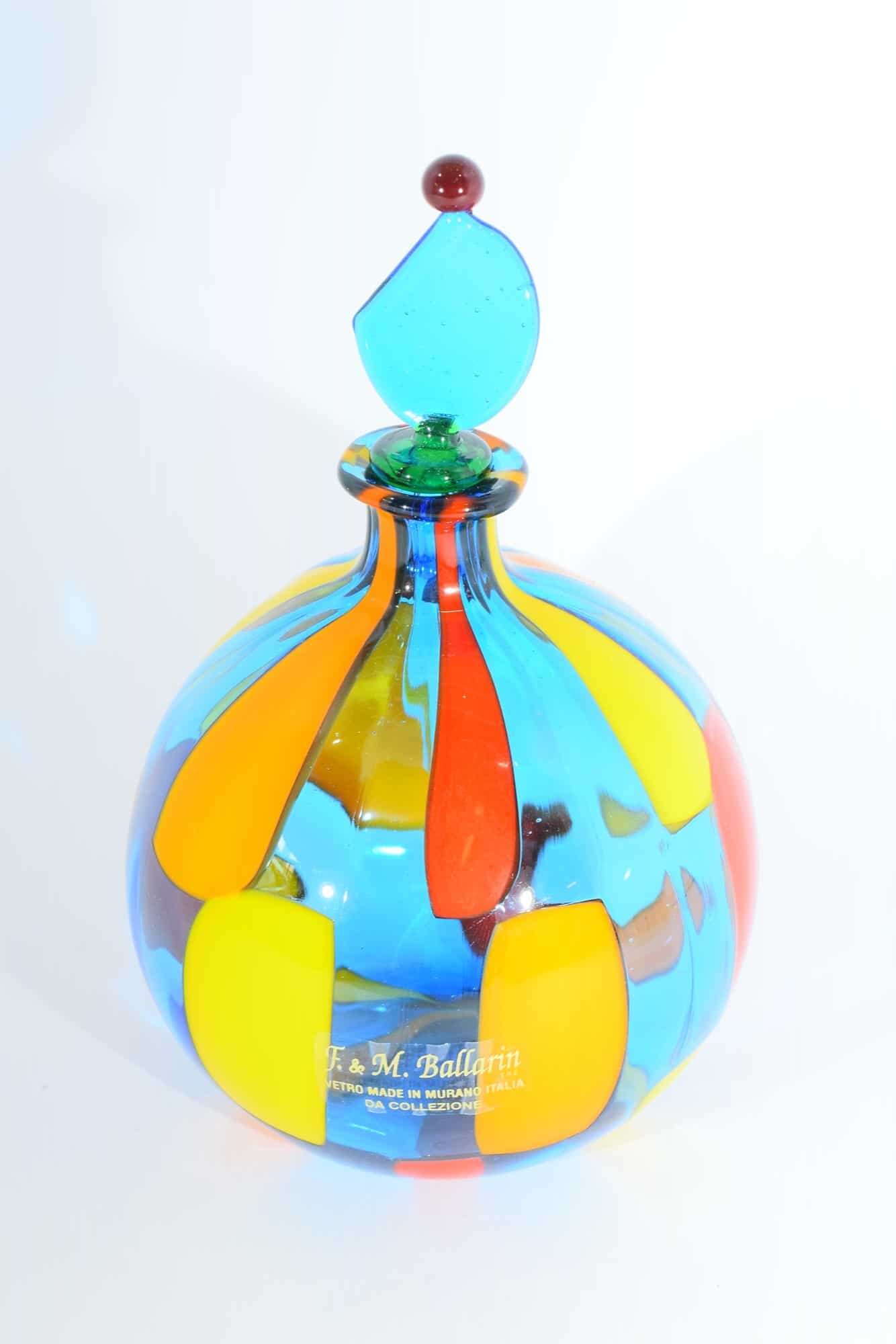 Gefleckte Flasche aus Muranoglas - (Art. 31658)