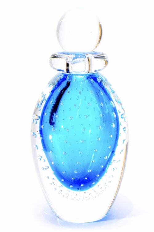 submerged bottle in murano glass