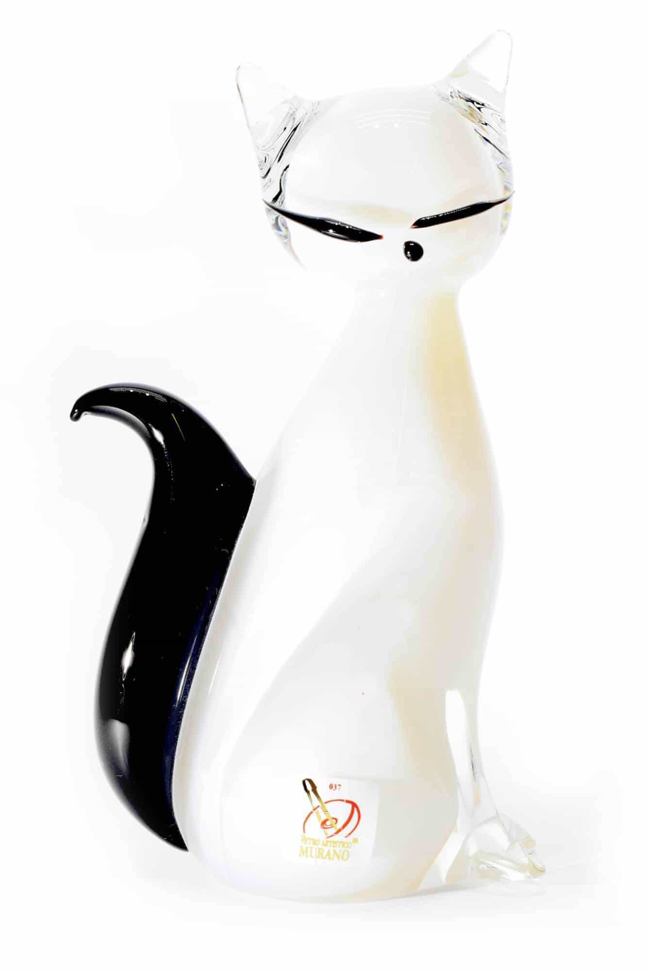 Murano glass cat