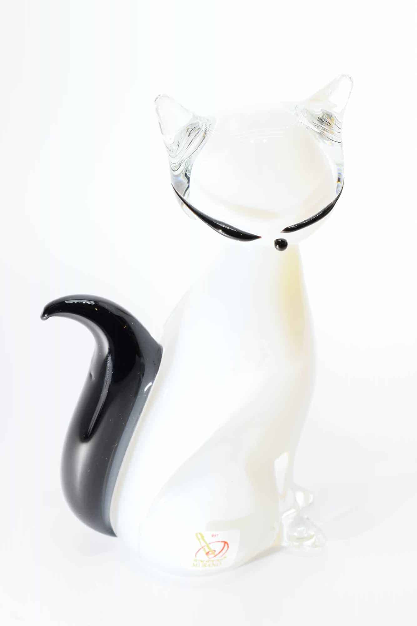 Katze-untergetaucht-Murano-Glas-14607