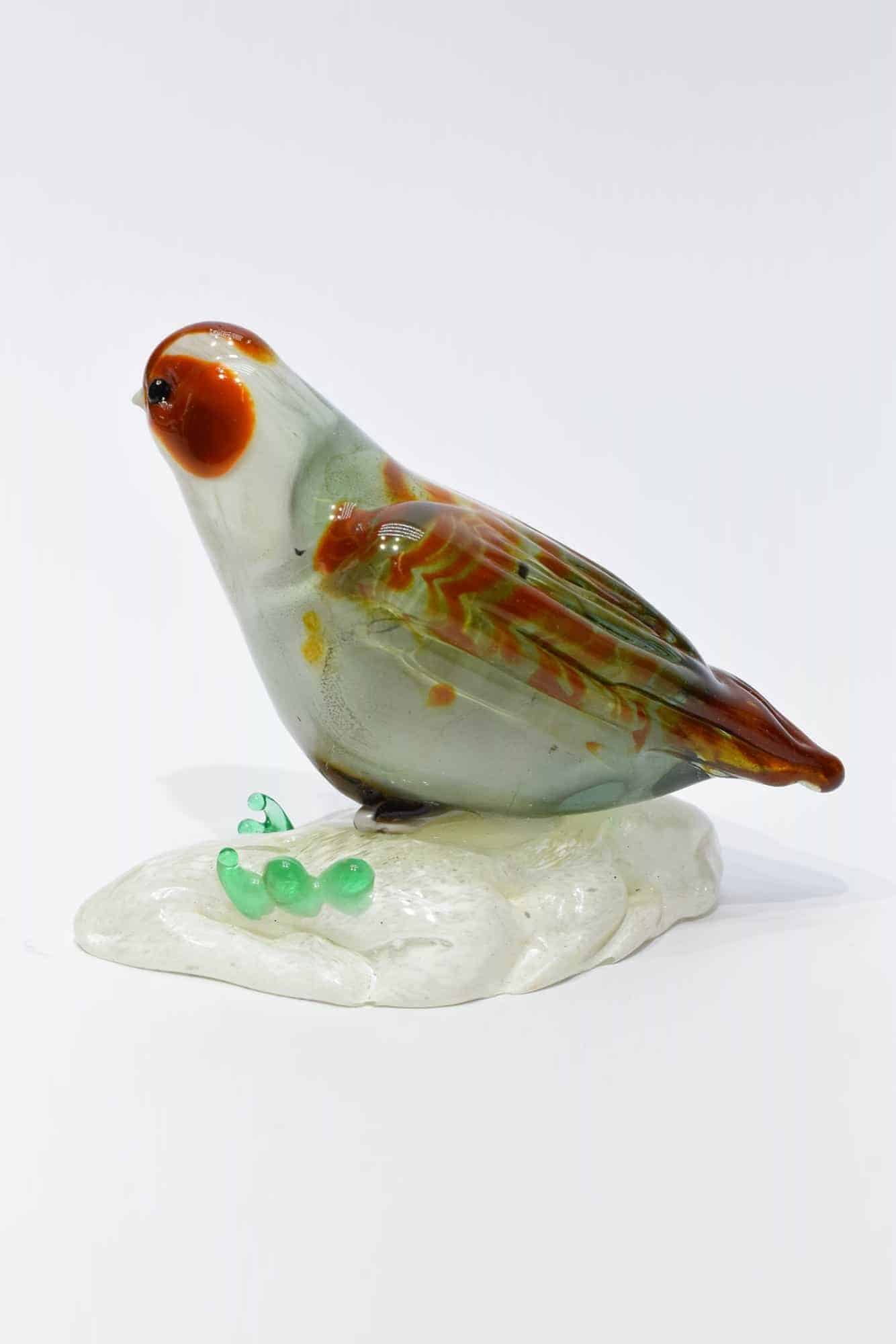 Partridge In Murano Glass - (Art. 33825)