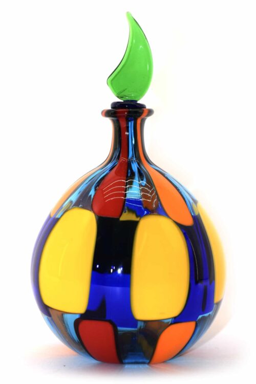 Gefleckte Muranoglasflasche