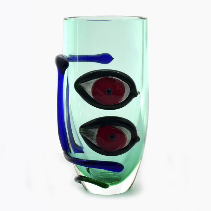 Giuliano Tosi - Murano glass picasso goblet signed