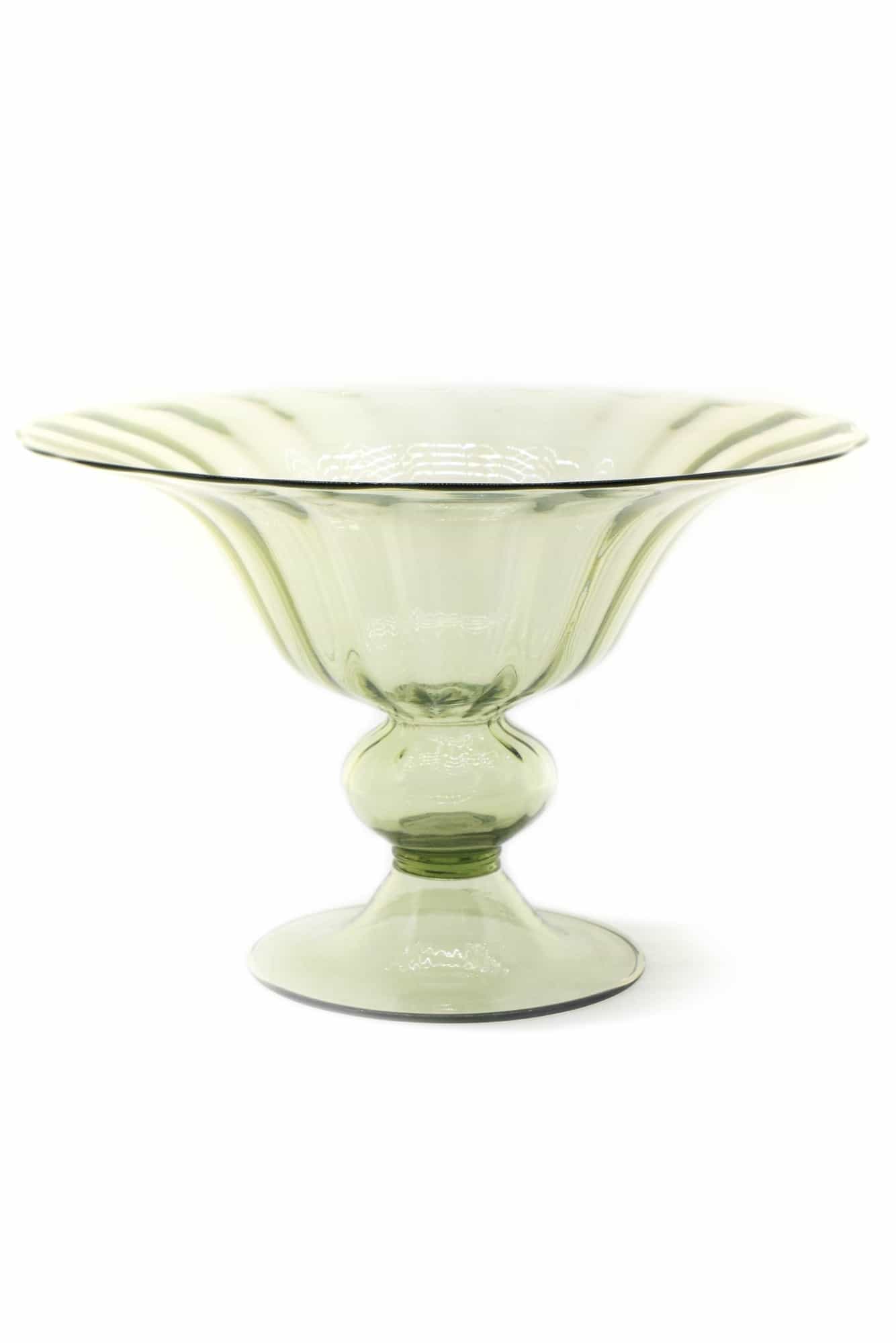 Vintage Murano glass centerpiece bowl