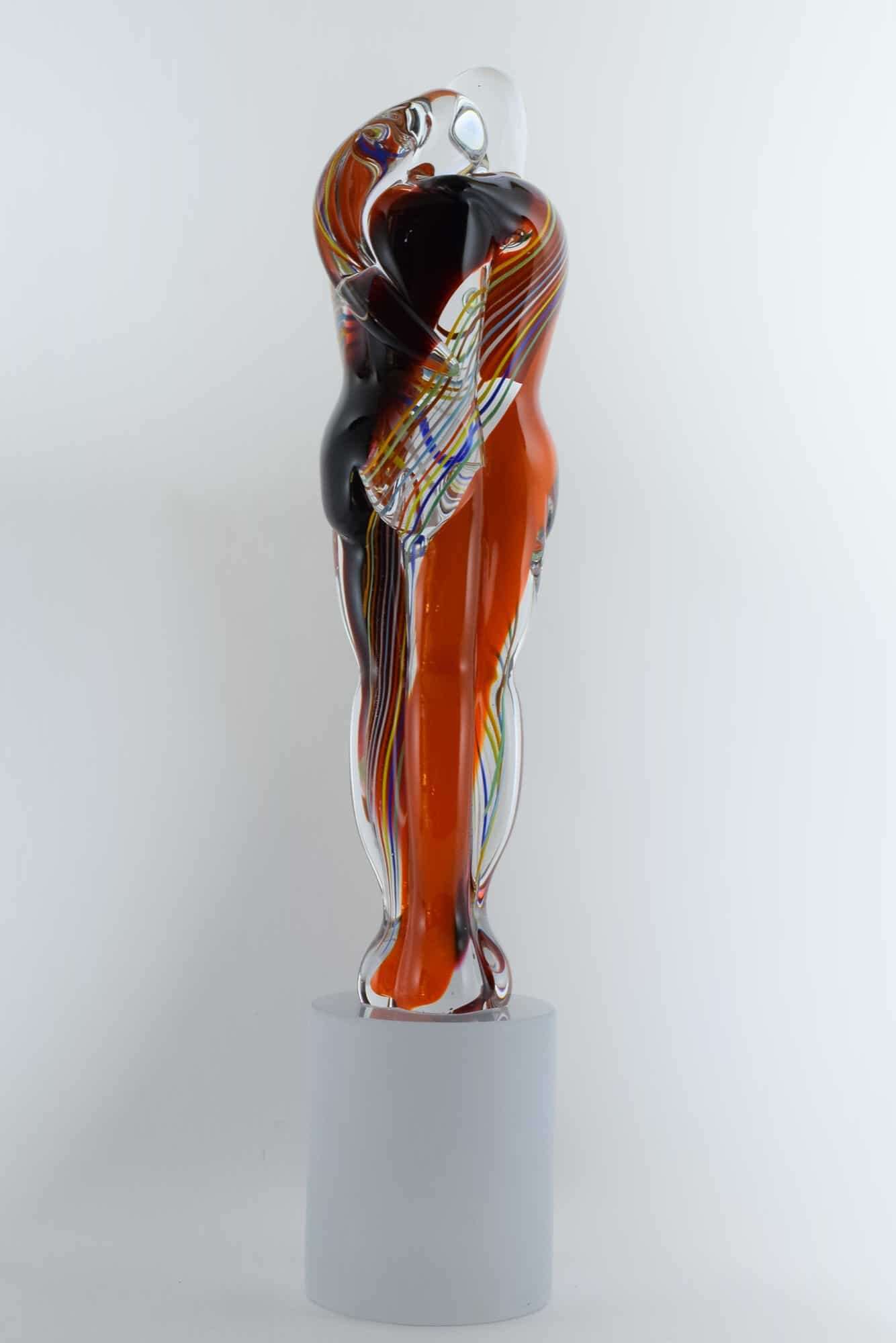 Murano Glass Lovers Sculpture - (Art. 38080)