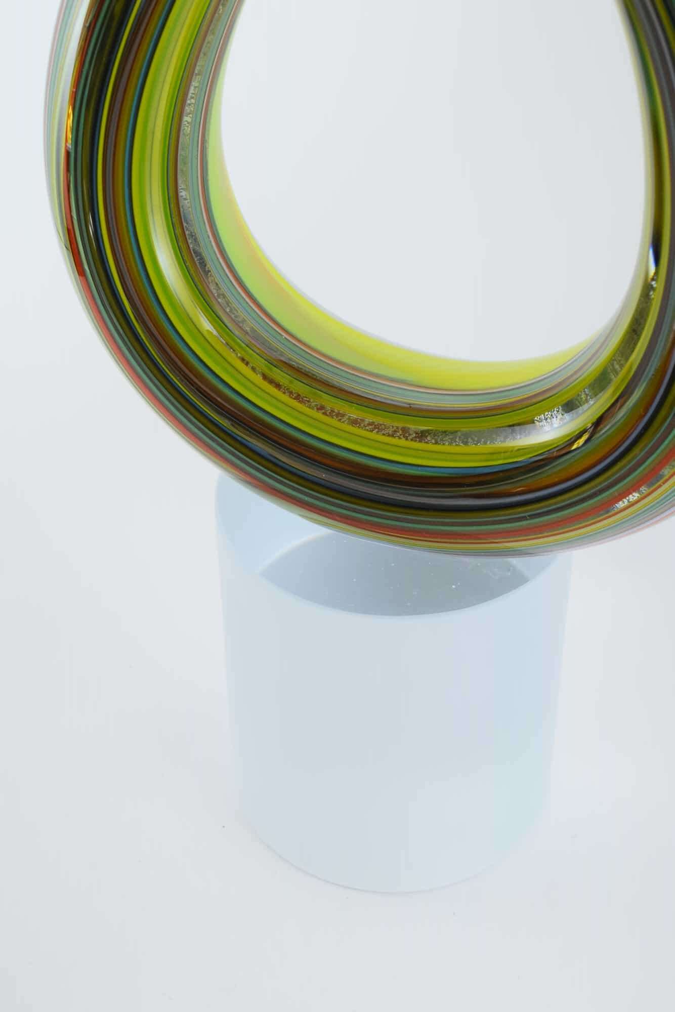 "Love Knot" Murano Glass Sculpture - (Art. 38127)